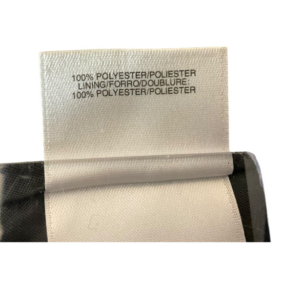 Nine West Black White Abstract Print Fit Flare Sleeveless Dress Large - Picture 8 of 13